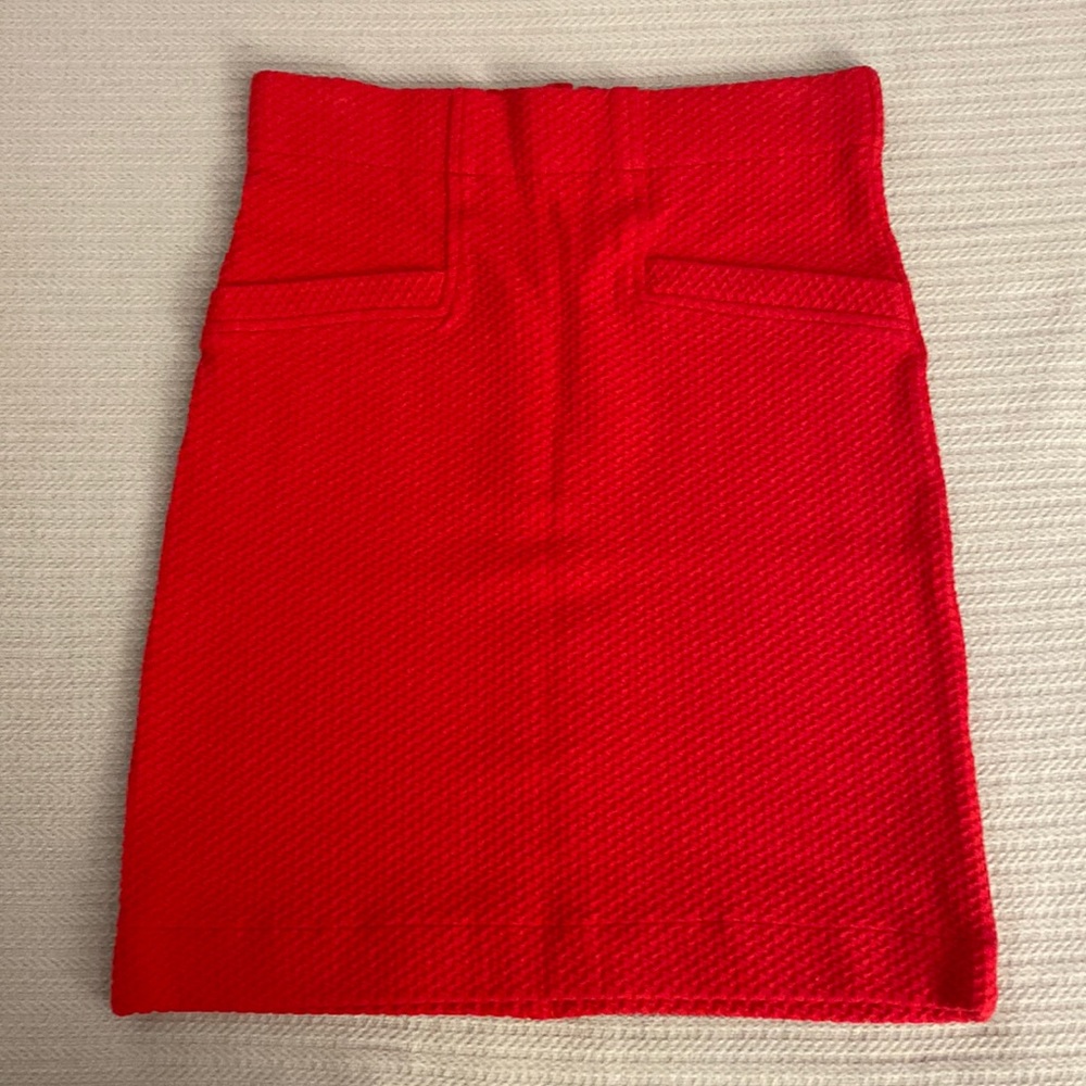 Ganni Textured Pencil Skirt